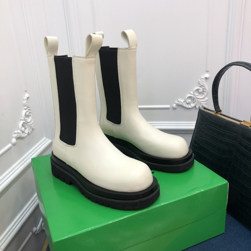 b0tte*a Ven*ta tire leather ankle boots