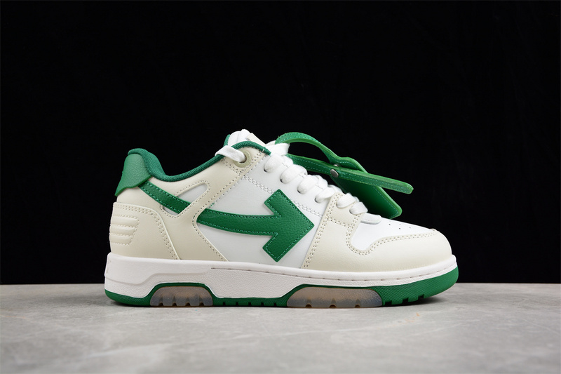 OFF-WHITE Out Of Office leather sneakers