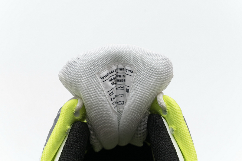 blenciaga Track 2 Sneaker White Fluo Yellow  568515 W2ON3 9073 B