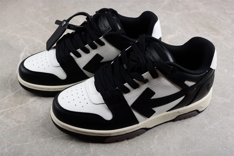 OFF-WHITE Out Of Office leather sneakers