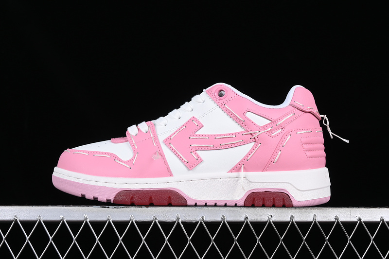 OFF-WHITE Out Of Office leather sneakers