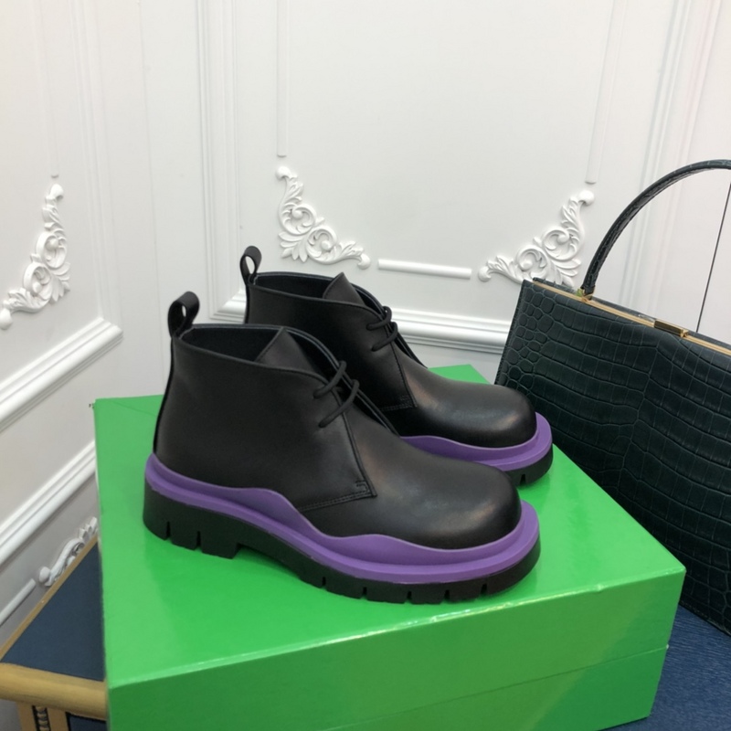 b0tte*a Ven*ta tire leather ankle boots
