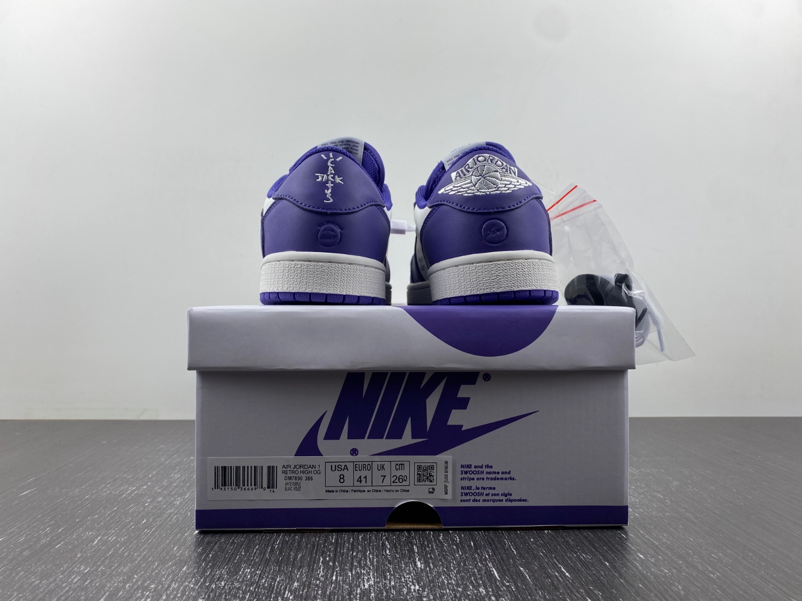 OFF-WHITE x Travis Scott x Air Jordan 1 custom