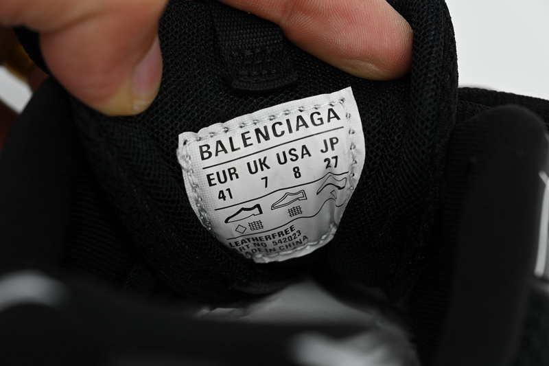 Balenciaga Tess S.Black Black-And-White Painting  542023 W3SR2 2315