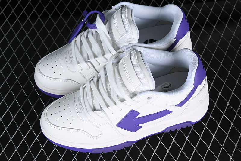 OFF-WHITE Out Of Office leather sneakers
