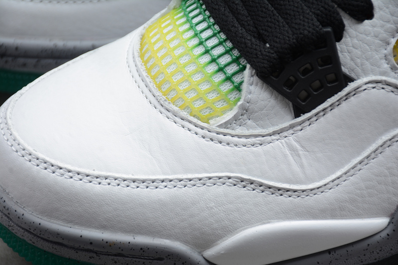 Air Jordan 4 Retro "Rasta - Lucid Green" - AQ9129 100
