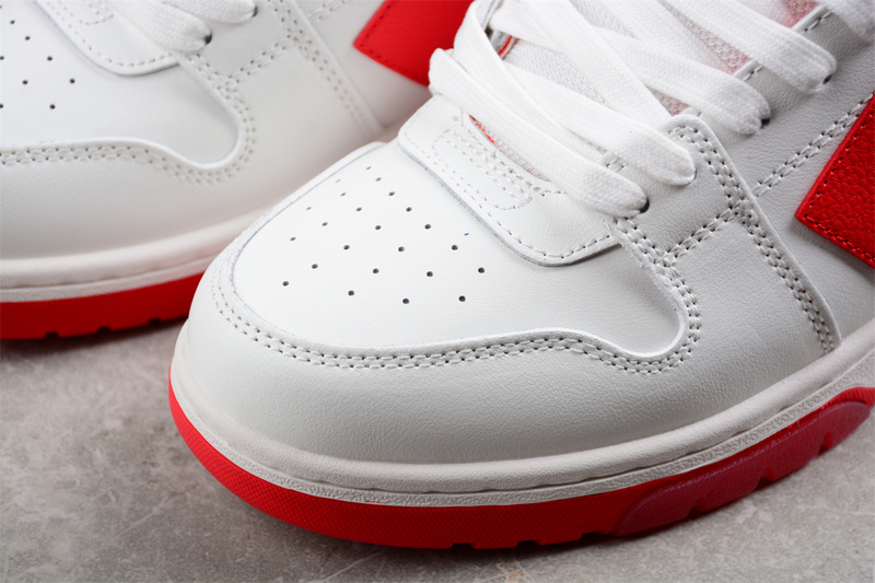 OFF-WHITE Out Of Office leather sneakers