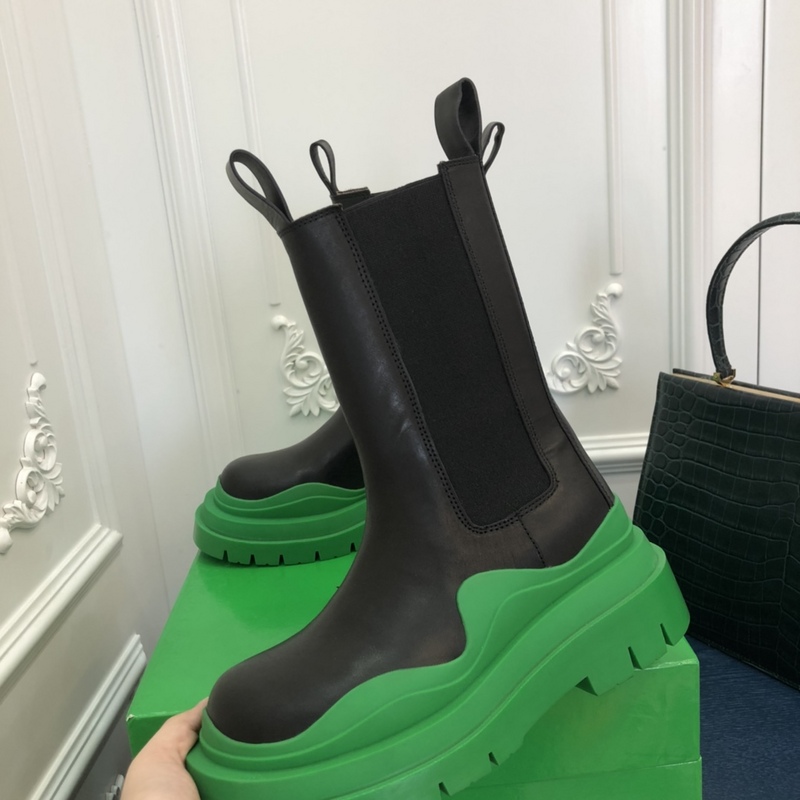 b0tte*a Ven*ta tire leather ankle boots