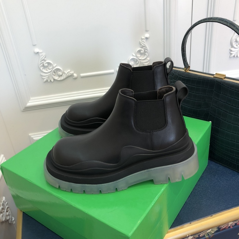 b0tte*a Ven*ta tire leather ankle boots