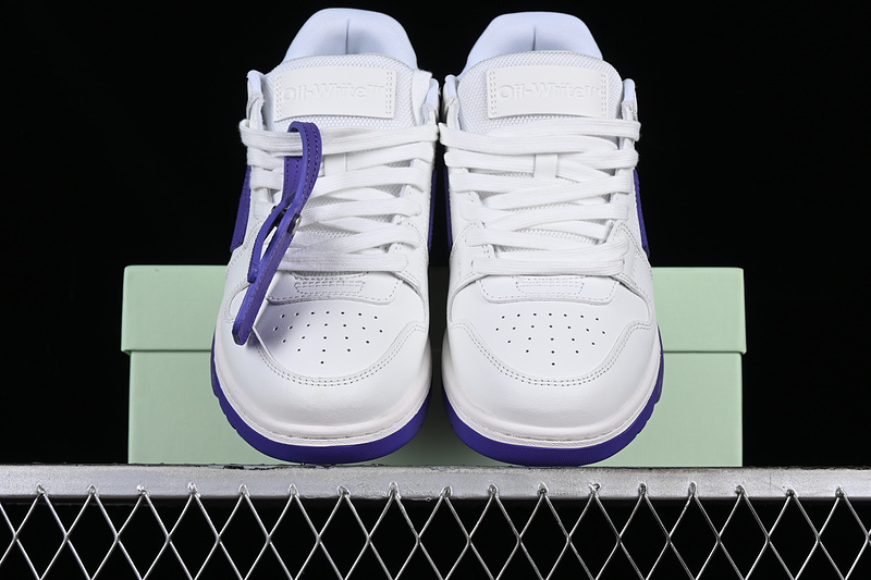 OFF-WHITE Out Of Office leather sneakers