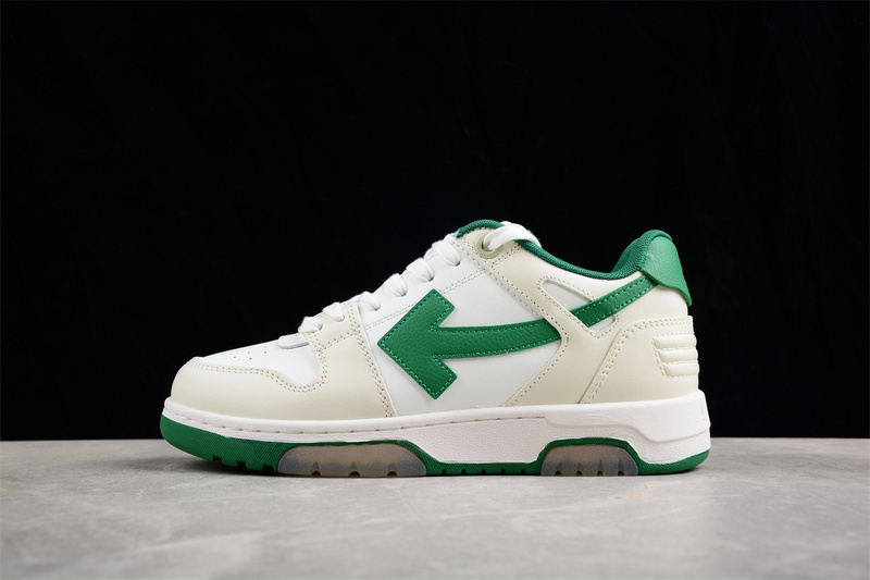 OFF-WHITE Out Of Office leather sneakers