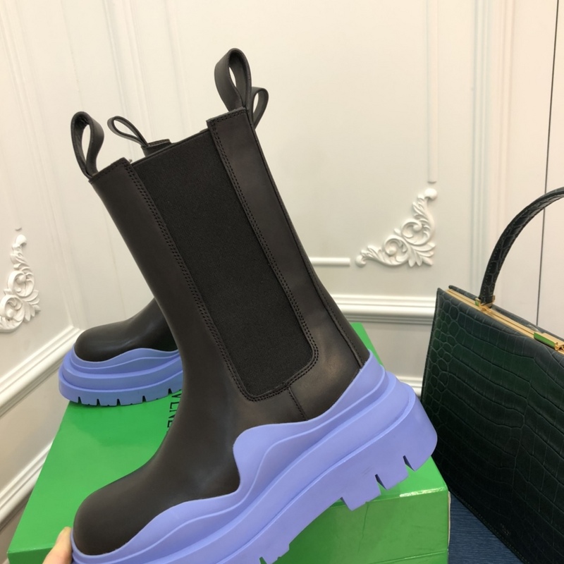 b0tte*a Ven*ta tire leather ankle boots
