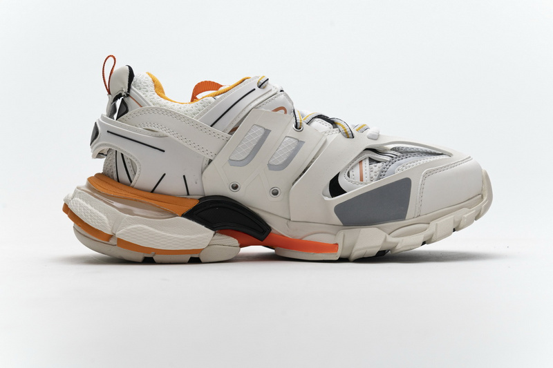 Balenciaga Tess S.White Orange LED 542436 W1GB7 9059