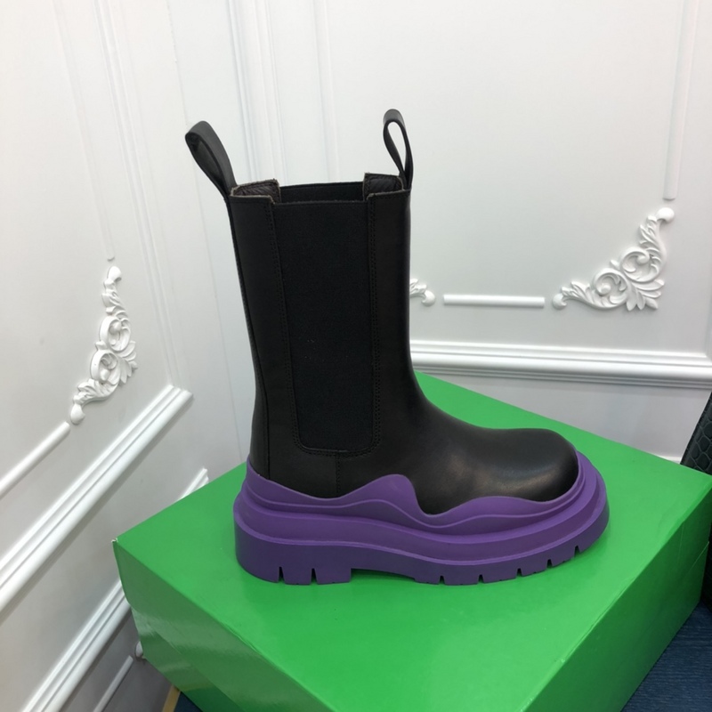 b0tte*a Ven*ta tire leather ankle boots