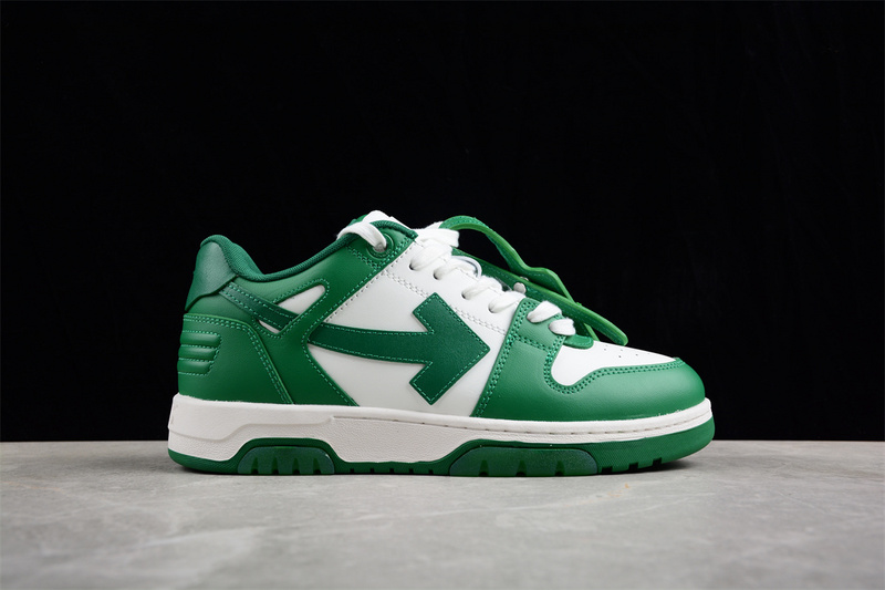 OFF-WHITE Out Of Office leather sneakers