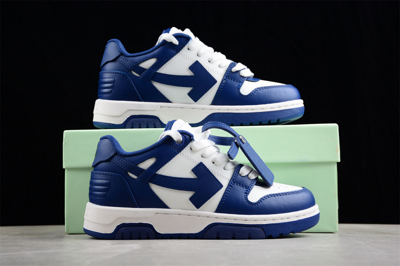 OFF-WHITE Out Of Office leather sneakers