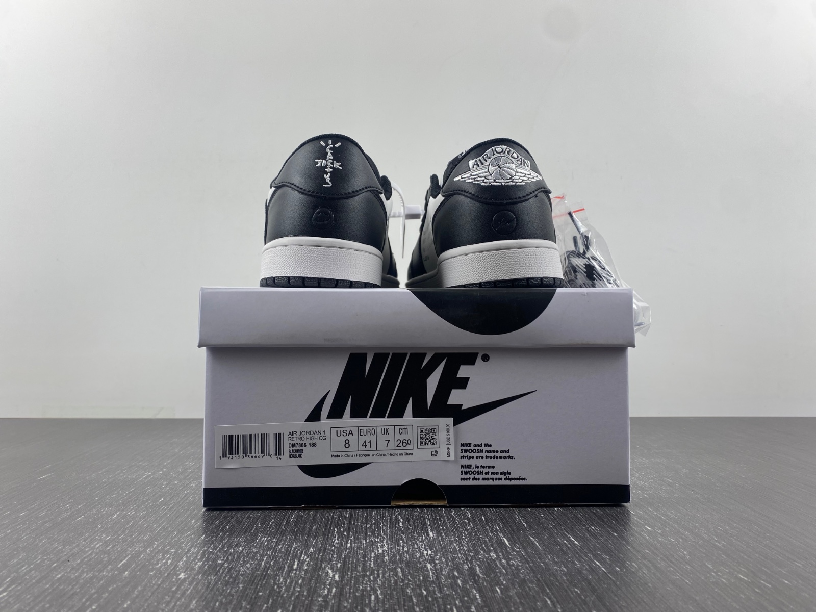 OFF-WHITE x Travis Scott x Air Jordan 1 custom