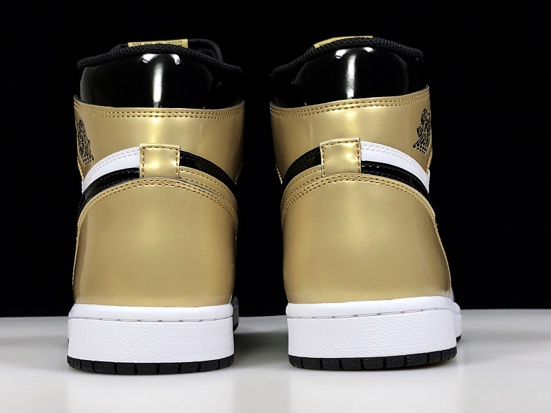 Air Jordan 1 Retro High NRG Patent Gold Toe 861428-007