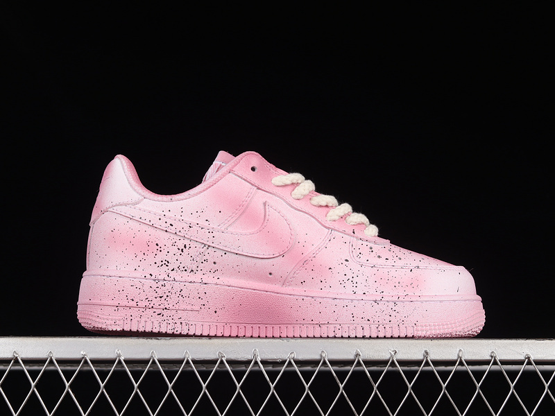 Ch*0me He**ts x nike  air force 1 low 07 pink/pink/white dd8959-100