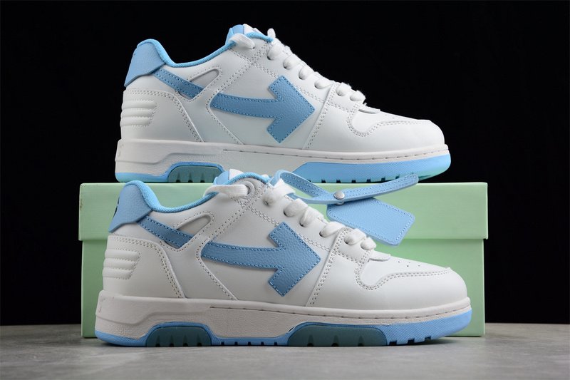 OFF-WHITE Out Of Office leather sneakers