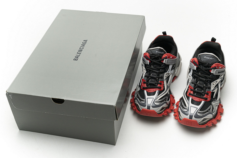 Balenciaga Track 2 Sneaker Grey Red  570391 W2GN3 1003