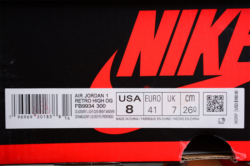 Air Jordan 1 High OG Celadon FB9934-300
