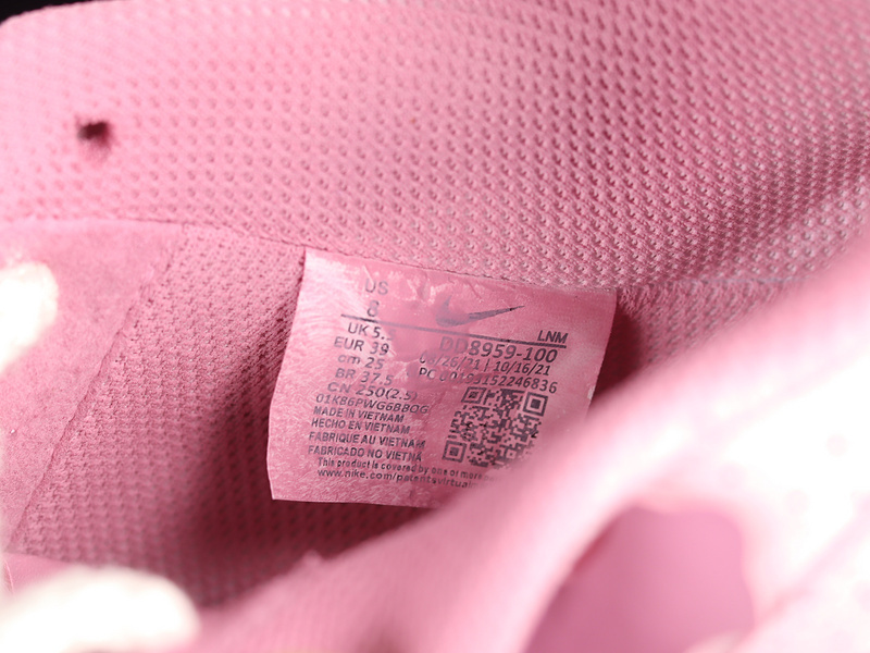 Ch*0me He**ts x nike  air force 1 low 07 pink/pink/white dd8959-100