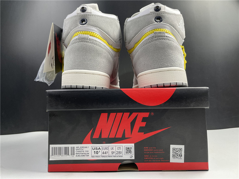 Air Jordan 1 High Switch Light Smoke Grey CW6576-100