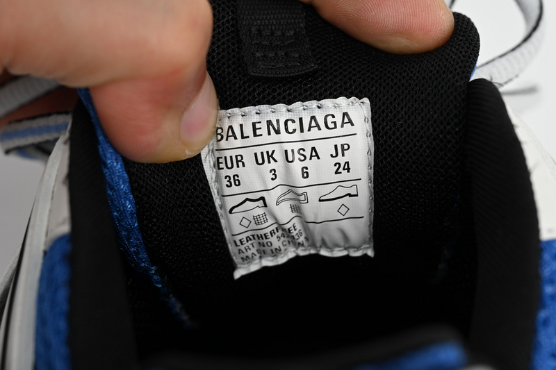 Balenciaga Tess S.Black Black Grey White Blu 542436 W3SR6 2501