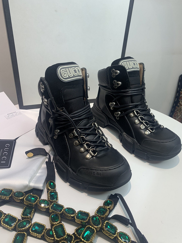 Gucc1 Journey Flashtrek Jewel Crystal Low Boot