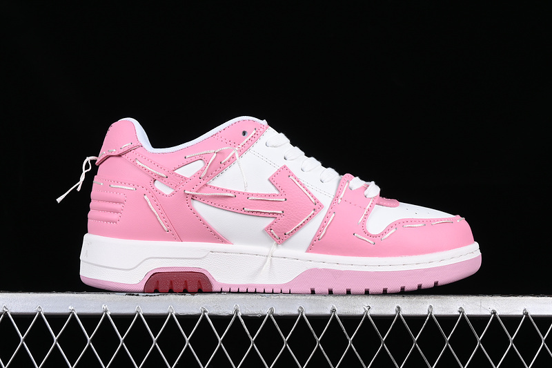 OFF-WHITE Out Of Office leather sneakers