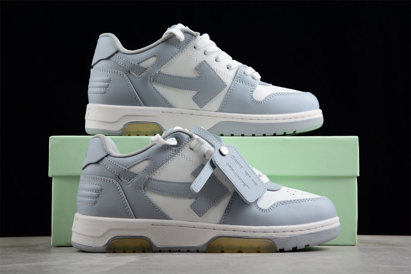 OFF-WHITE Out Of Office leather sneakers