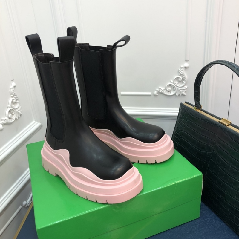 b0tte*a Ven*ta tire leather ankle boots