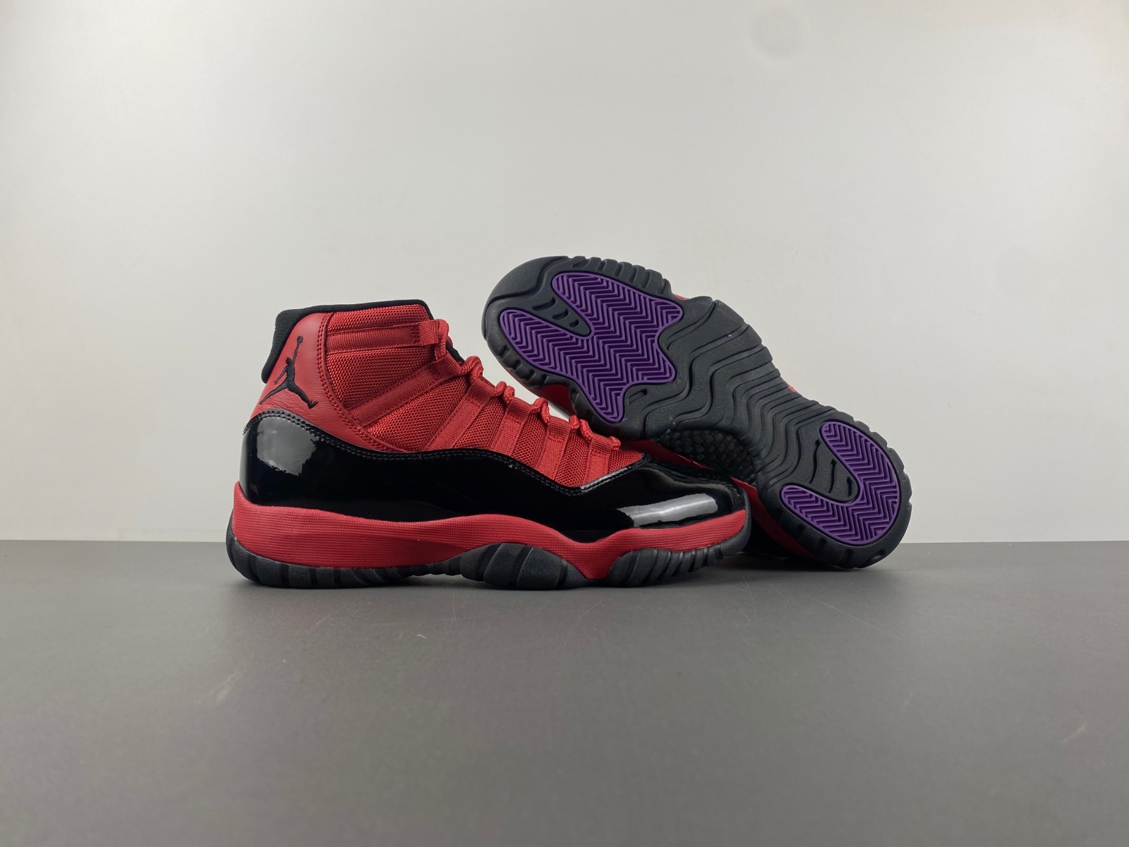 New Nike Air Jordan 11 red black Men’s Basketball shoes